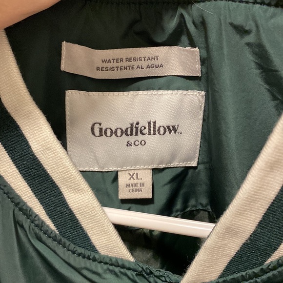 Goodfellow & Co Men's Bomber Jacket Lightweight Snap Closure Size XL - Picture 2 of 3